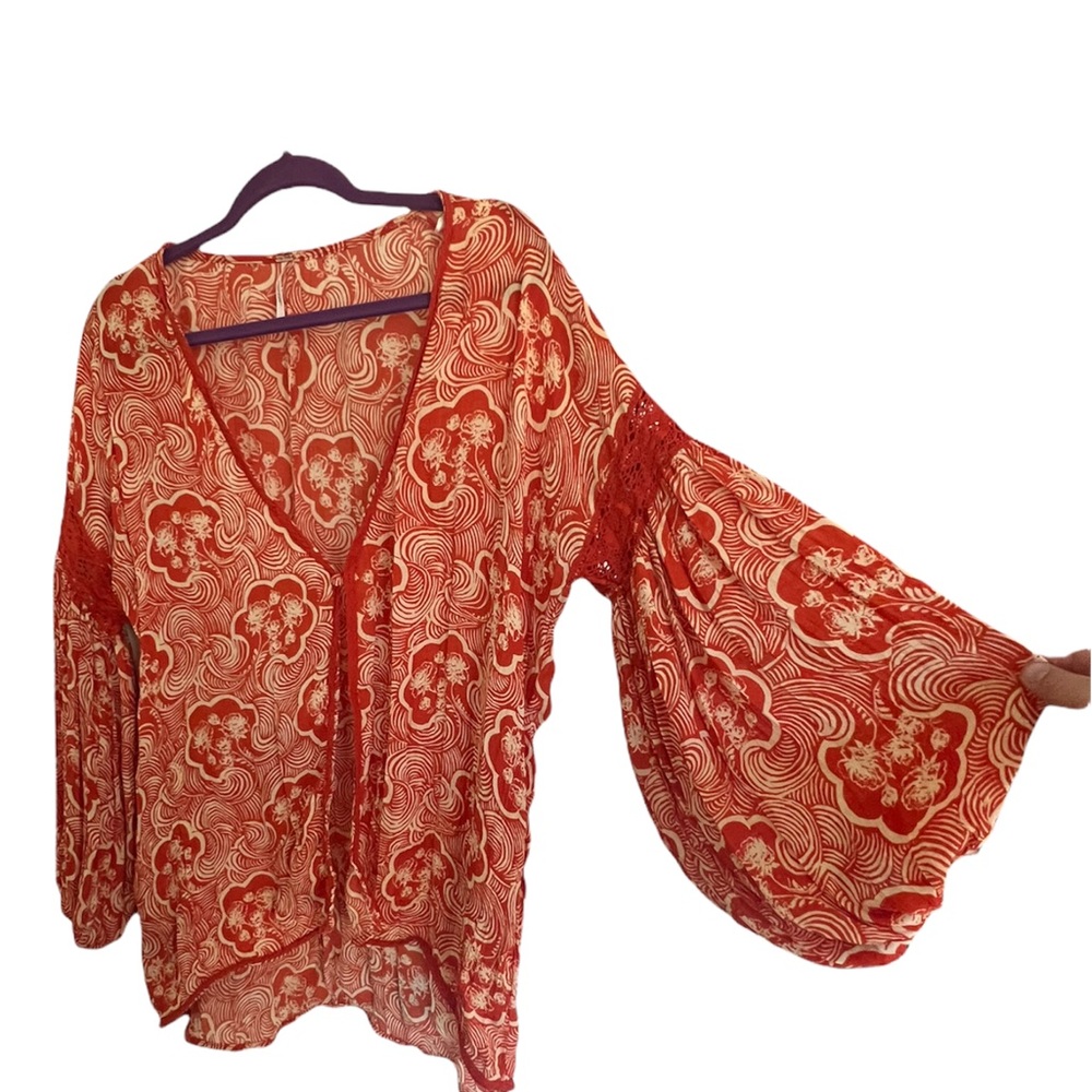 FREE PEOPLE boho chic blouse